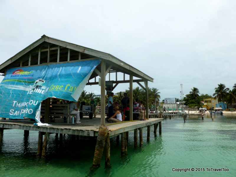 Guatemala to Belize, Caye Caulker Bus, Water Taxi
