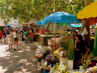 Croatia, Split , Green Market, City Morning