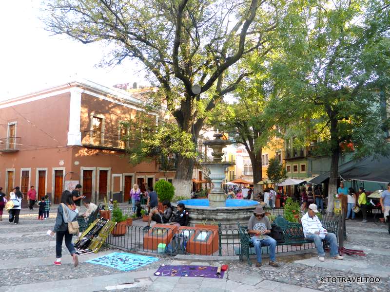 The Plazas in Guanajuato