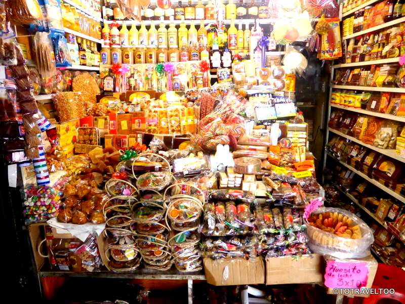 Inside the market of Morelia