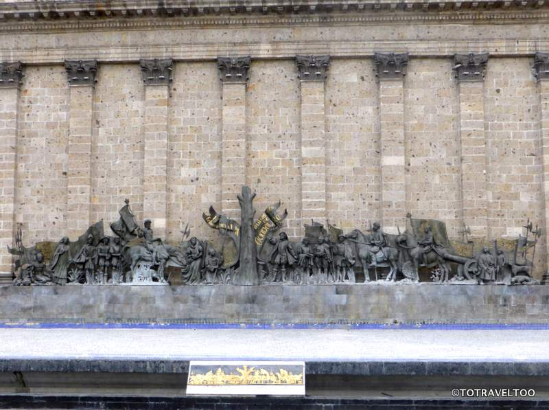 Bronze Sculpture in Commemoration of the City's Founders of Guadalajara