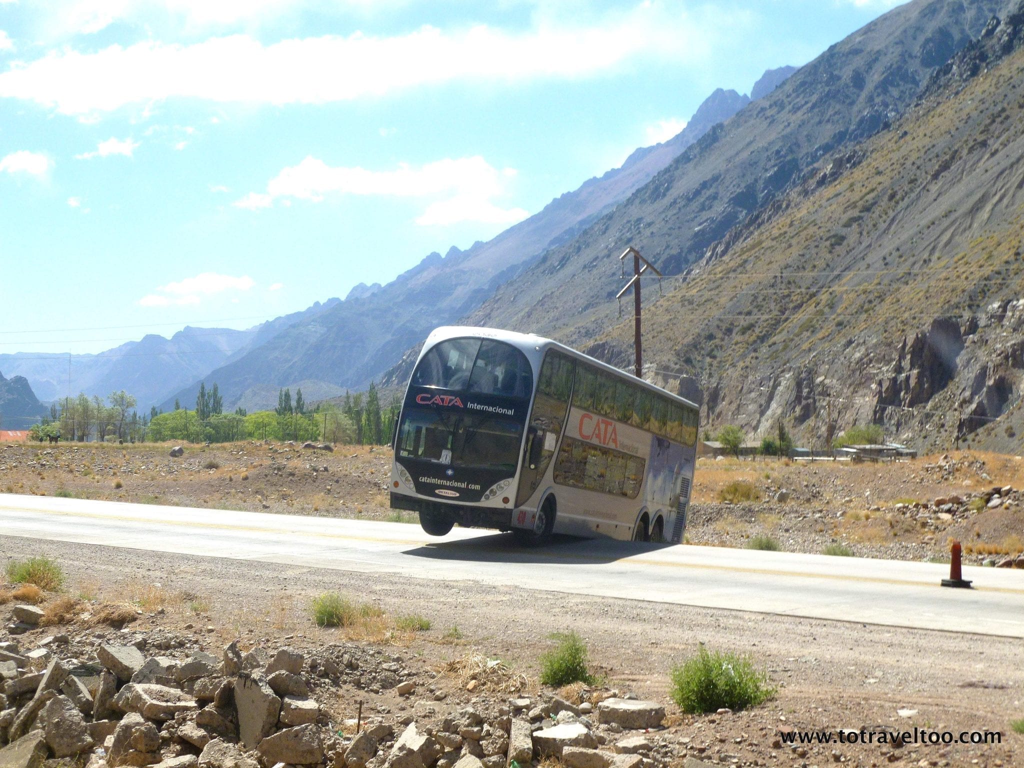 Its a dangerous road to Mendoza Argentina