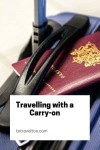 Travelling the world with a carry-on