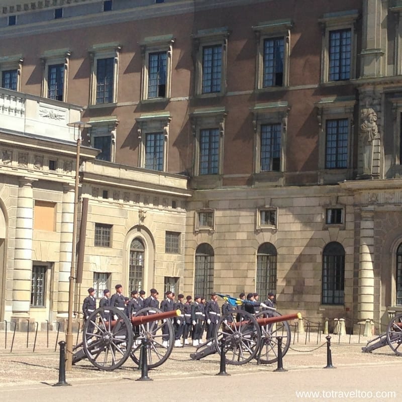 When you Visit Stockholm you must visit the changing of the guards