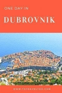 One day in dubrovnik