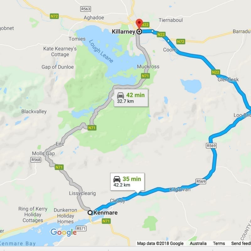 Self Drive Ireland Itinerary