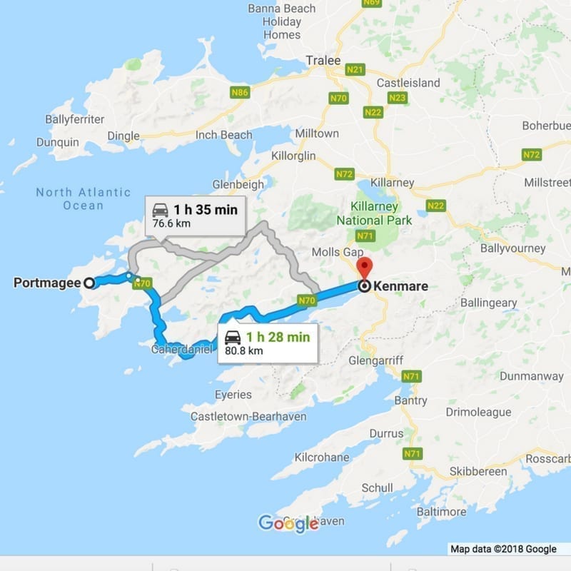 Self drive Ireland itinerary