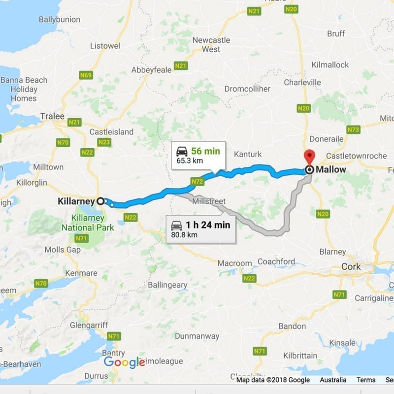 Self Drive Ireland Itinerary