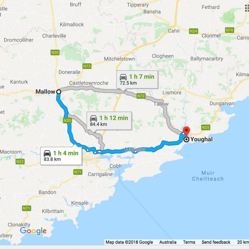 Self Drive Ireland itinerary