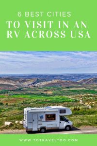 Cities in visit in an RV