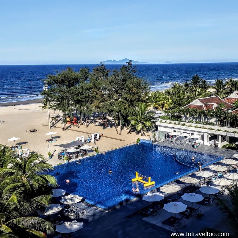 Stunning View of the Pullman Danang Beach Resort - luxury escape in Vietnam