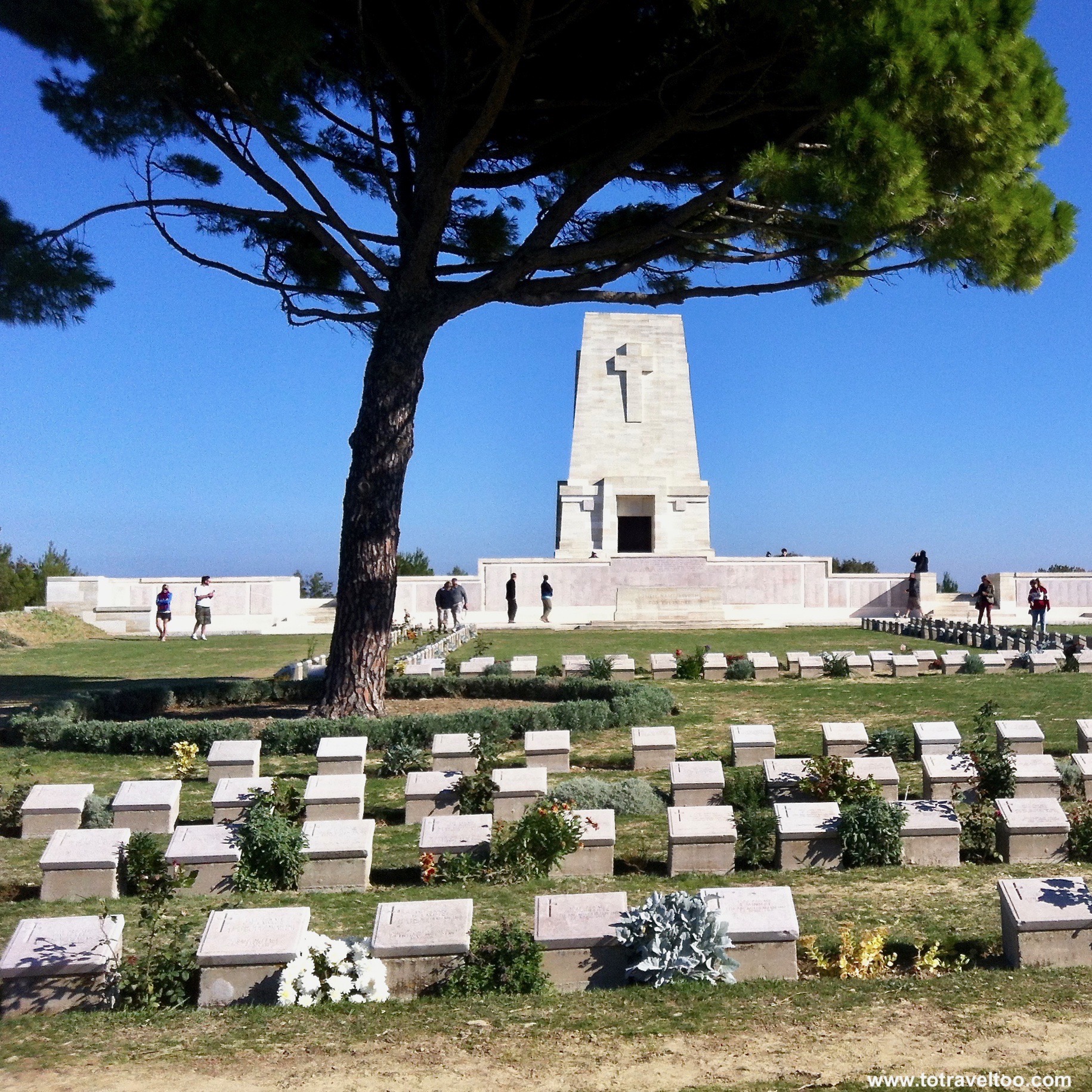 Lone Pine Cemetery at Gallipoli