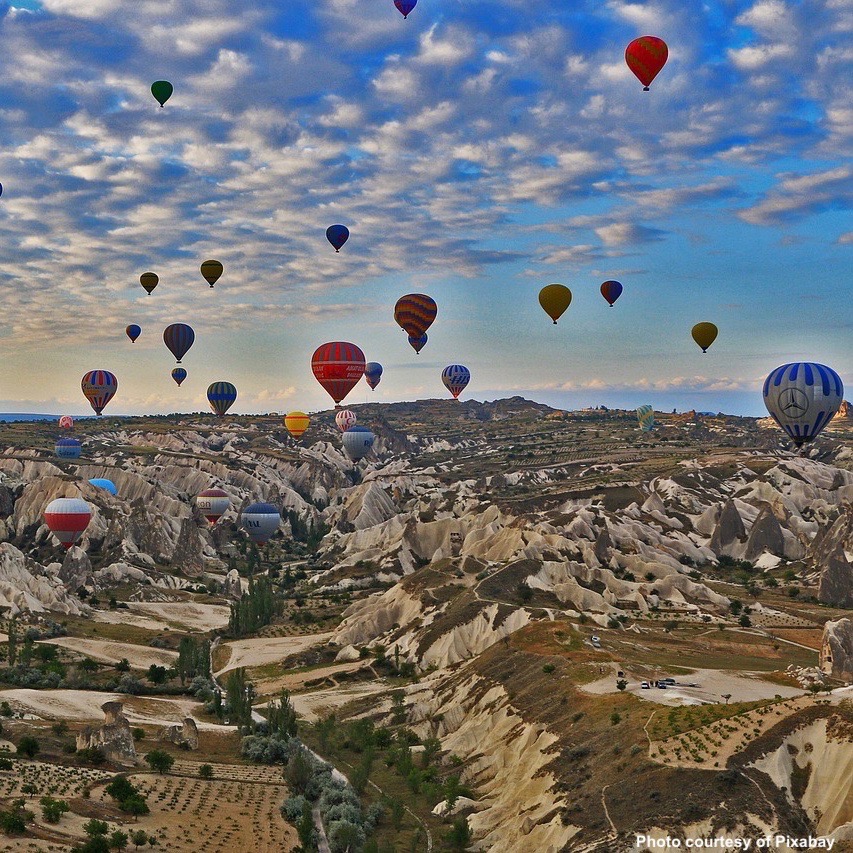 Balloons over Cappadocia