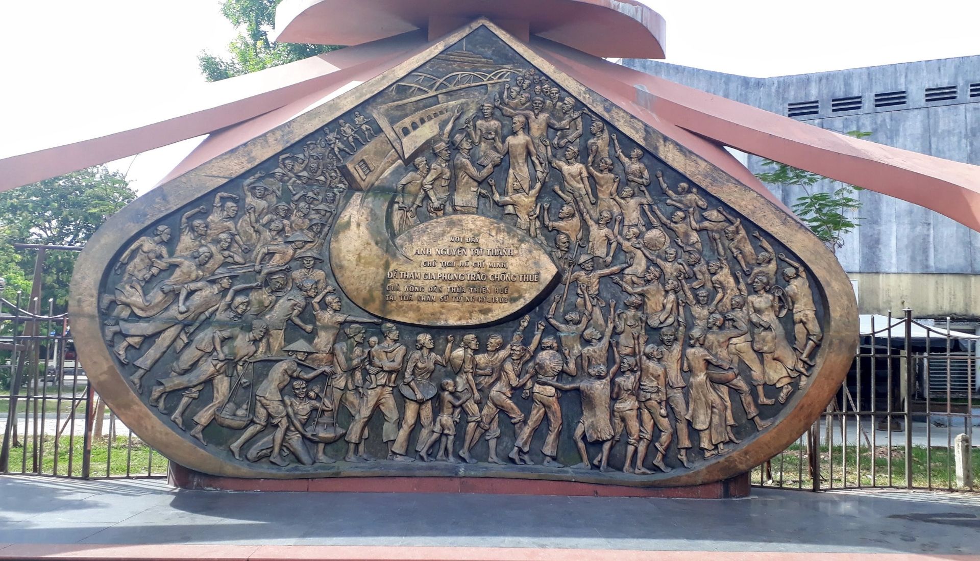 Anti Tax Movement Monument in Hue