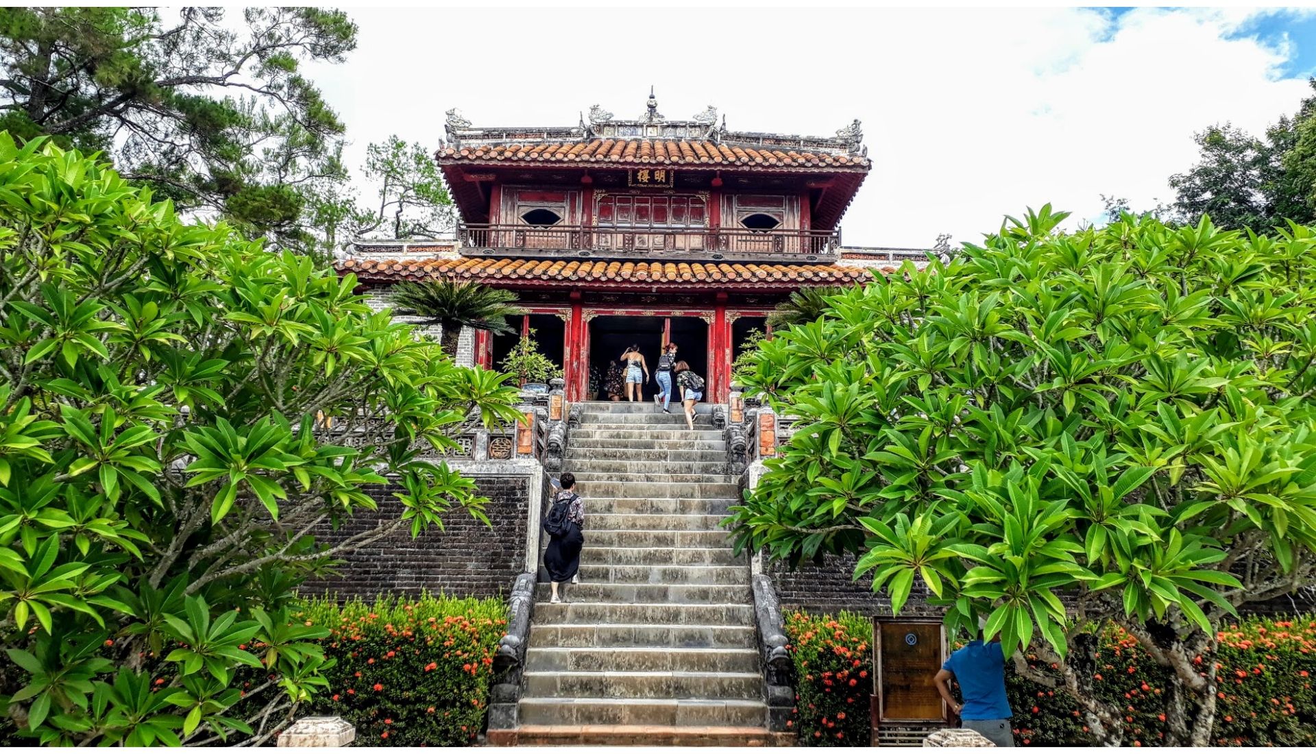 Minh Pavilion part of Minh Mang Tomb complex