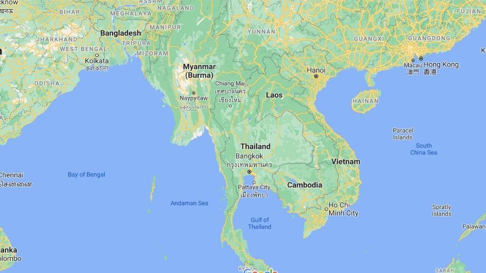 Map of Vietnam