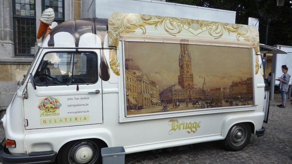 Best waffle food truck in Bruges