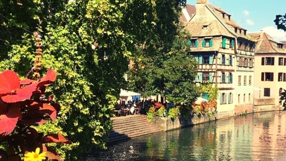 Beautiful Strasbourg and its canals