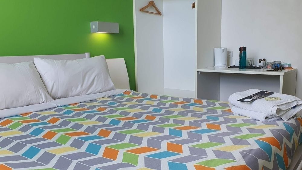Double room with ensuite at the Sydney Harbour YHA