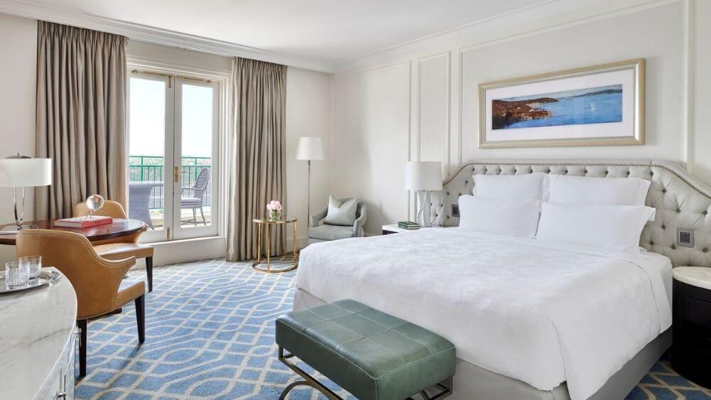 Deluxe Harbour Terrace Room at The Langham Hotel in Sydney