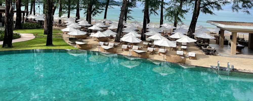 One of 5 swimming pools at the Intercontinental Hotel in Phuket
