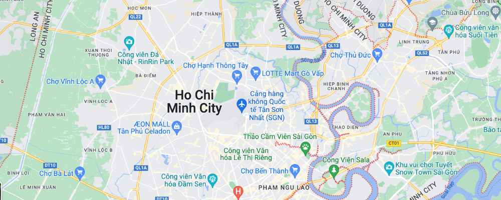 Ho Chi Minh City Map