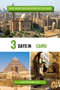 3 days in Cairo itinerary
