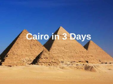 cairo in 3 days itinerary