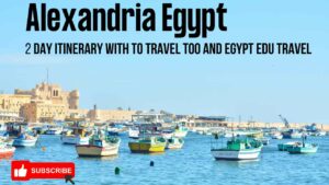 2 day itinerary Alexandria Youtube video