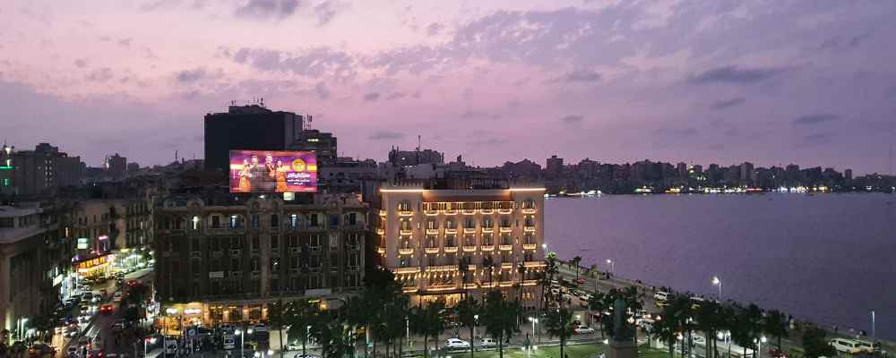The view Paradise Inn Le Metropole Alexandria