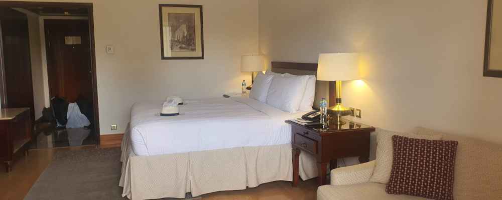 King Bed Deluxe Room with Pyramids view