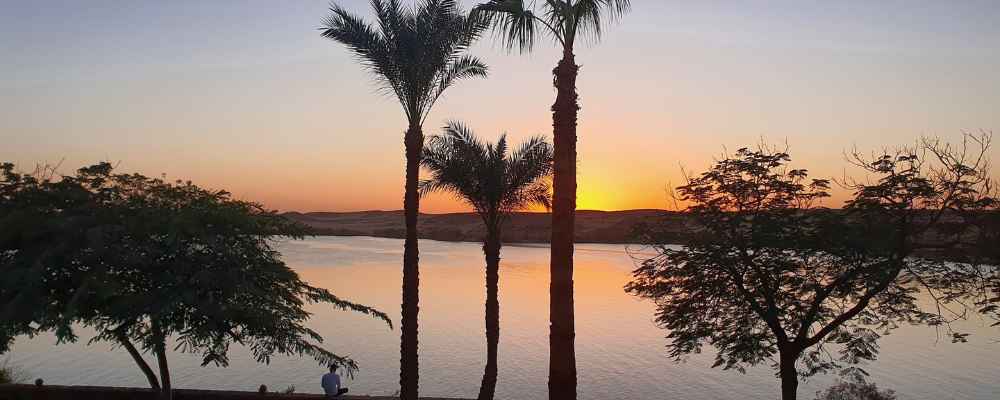Sunset at Seti Abu Simbel Lake Resort