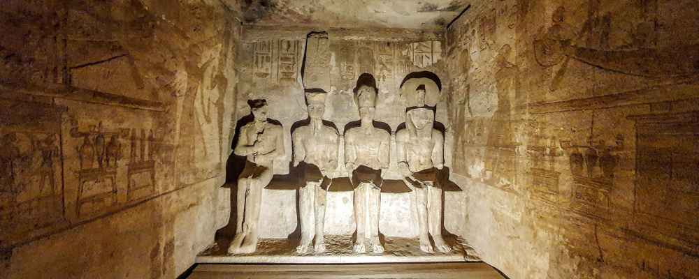 Inner Sanctuary Ramses II, Amun-Ra, Ptah, Ra-Harakhty