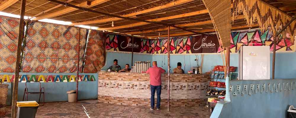 Halfway stop from Aswan to Abu Simbel Sarab Cafe